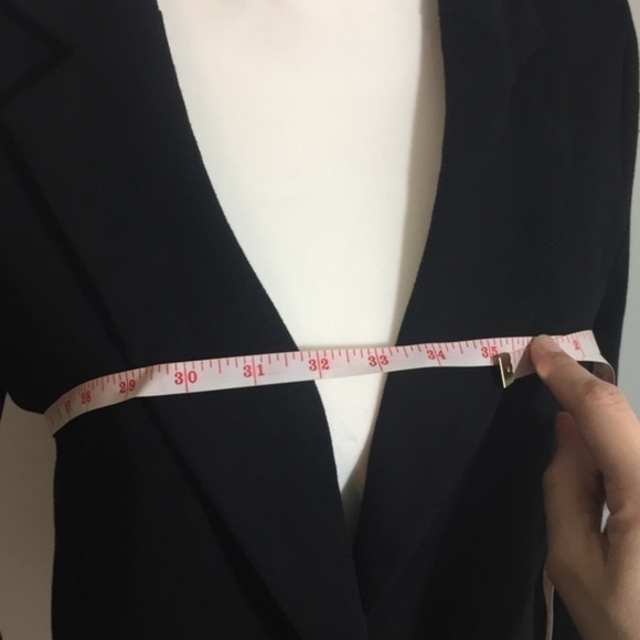 NWOT Black Knit Blazer Long Sleeved A New Day New - Picture 4 of 8